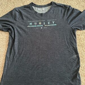 Hurley Men's Charcoal Tee with Graphic